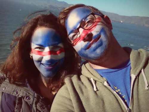 Google+ will paint your face with the team you are supporting on FIFA 2014