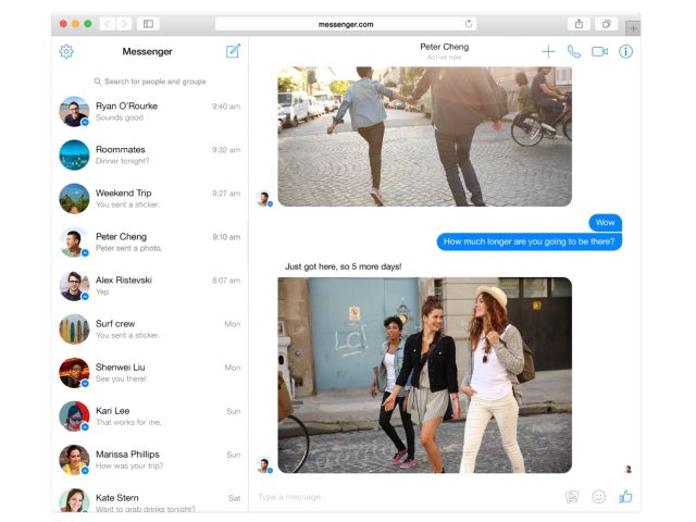 Facebook launches web version of messenger